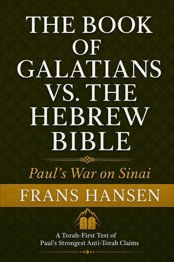 GALATIANS vs. THE HEBREW BIBLE: Paul’s War on Sinai cover