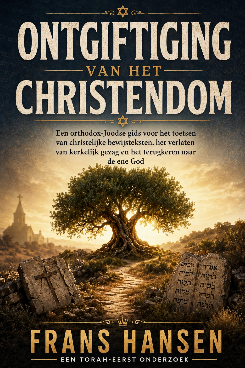 ONTGIFTIGING VAN HET CHRISTENDOM: Een orthodox-Joodse gids voor het toetsen van christelijke bewijsplaatsen, het verlaten van kerkelijk gezag en de terugkeer tot de Ene God cover