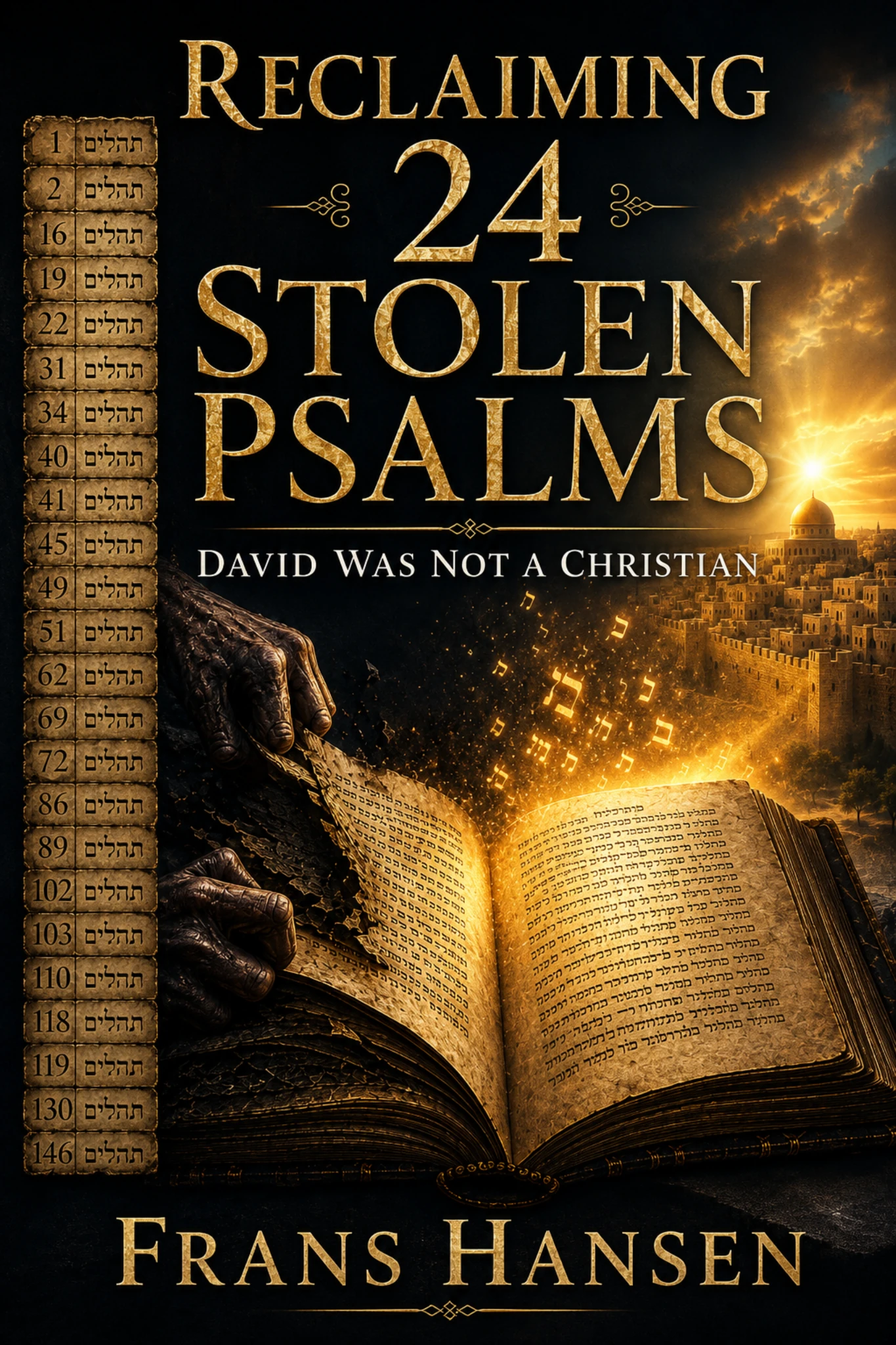 Reclaiming 24 Stolen Psalms book cover