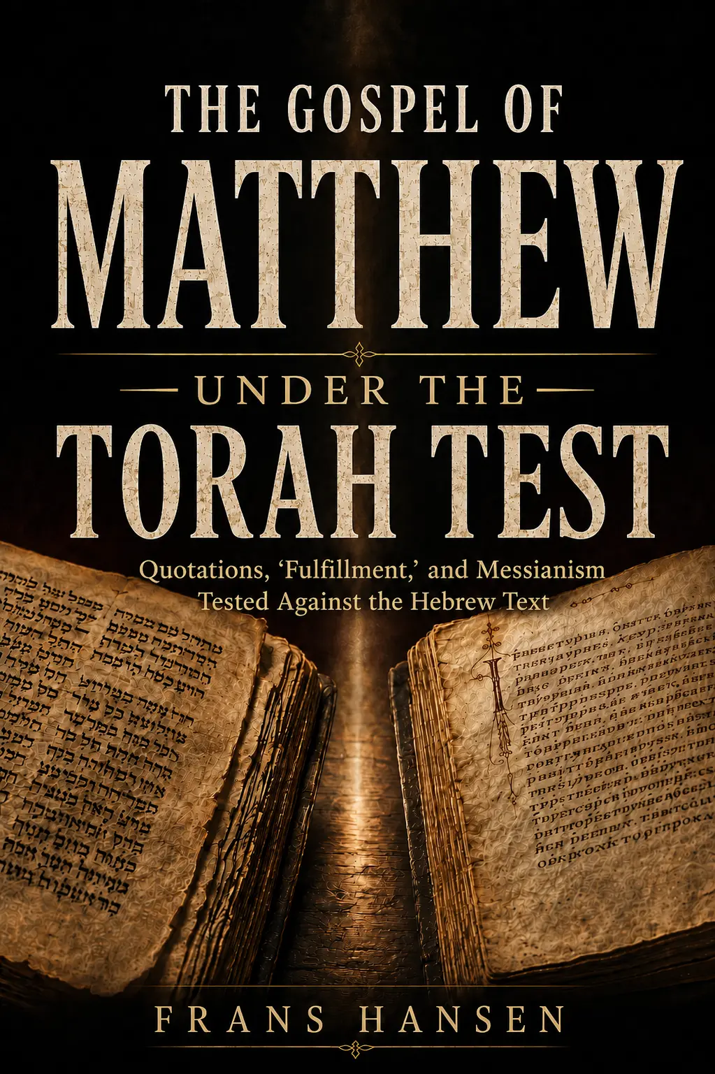 HET EVANGELIE VAN MATTHEUS ONDER DE TORAH-TEST omslag