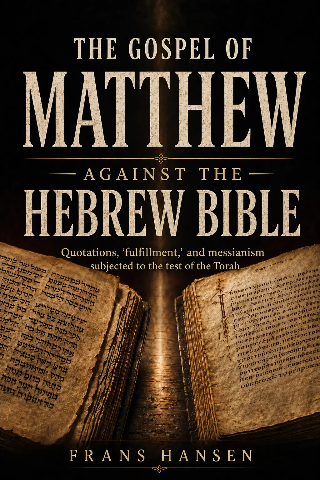 THE GOSPEL OF MATTHEW UNDER THE TORAH TEST: Quotations, “Fulfillment,” and Messianism Tested Against the Hebrew Text cover