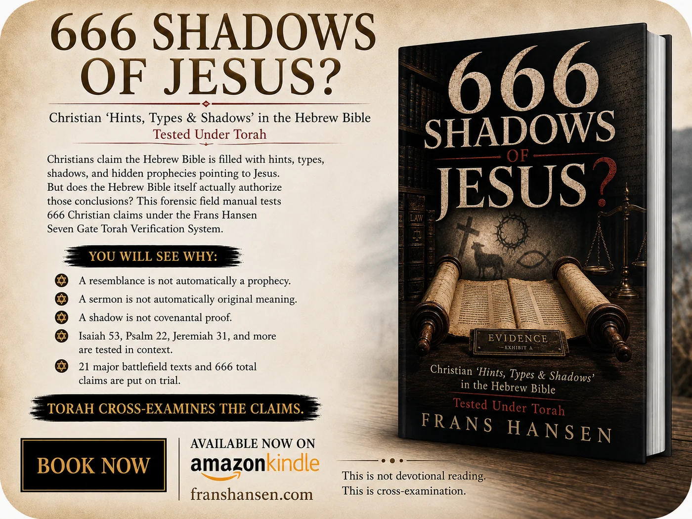 666 Shadows of Jesus Amazon sales visual