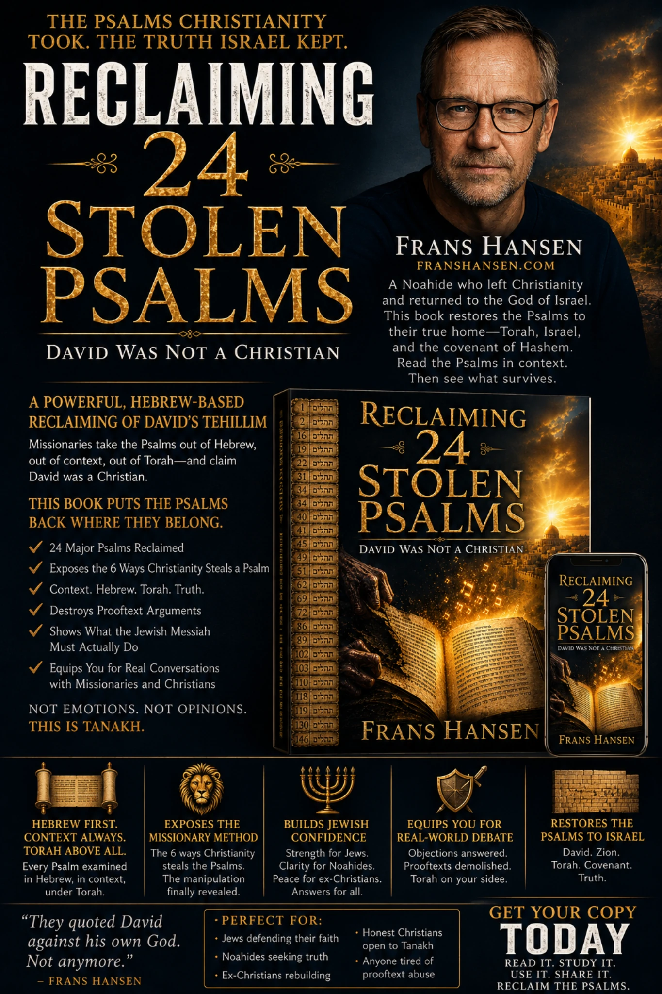 Visual sales pitch for Reclaiming 24 Stolen Psalms