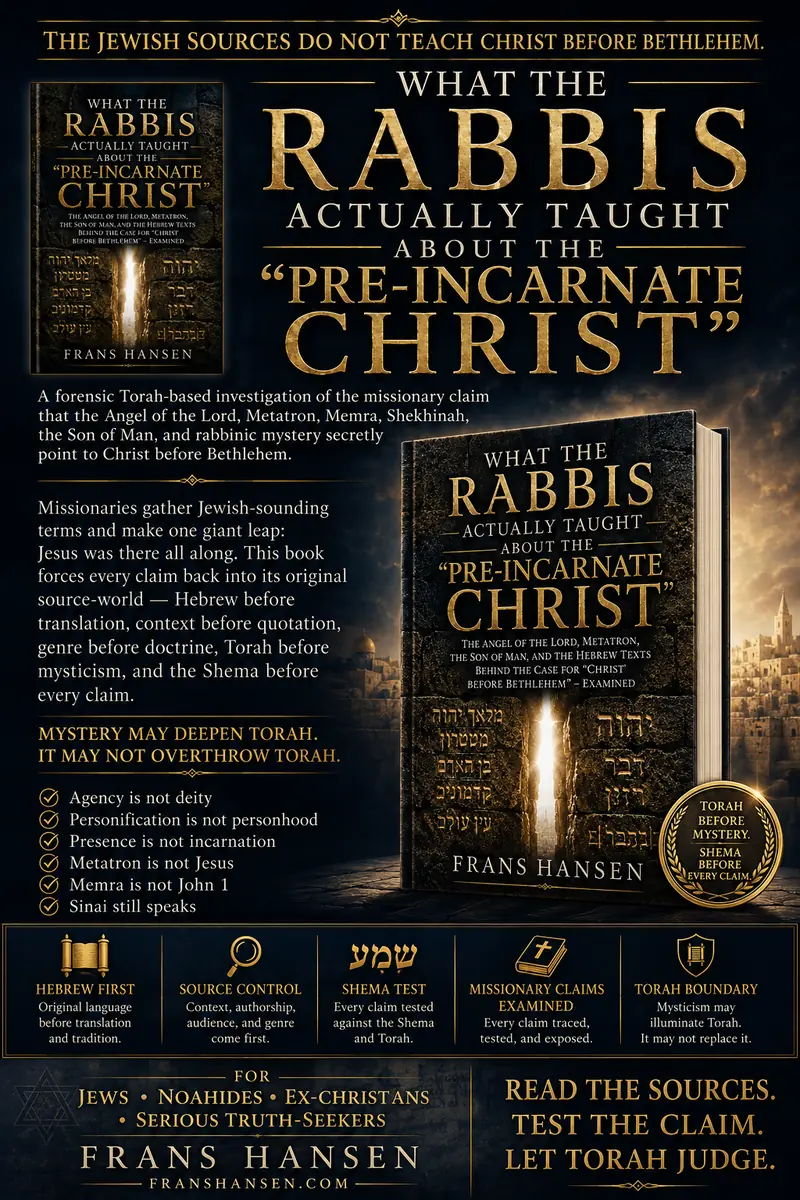 Forensic investigation sales pitch image for What the Rabbis Actually Taught About the Pre-Incarnate Christ